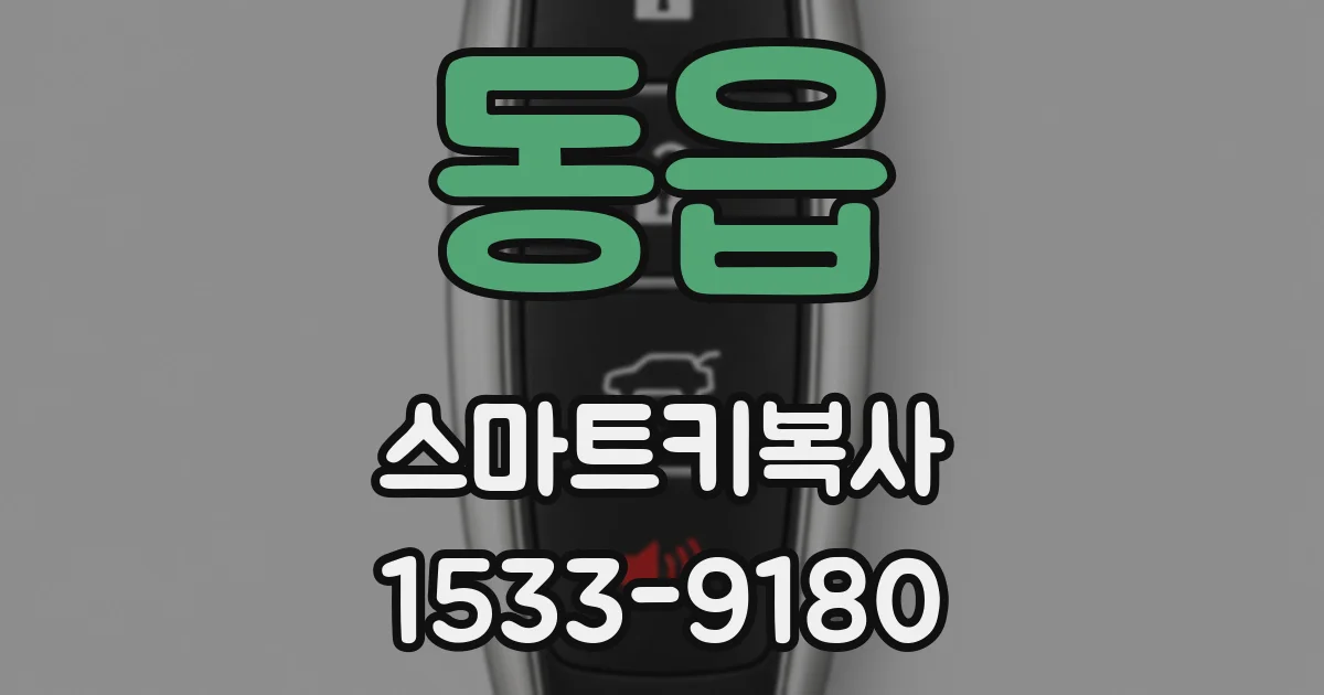 동읍 스마트키복사