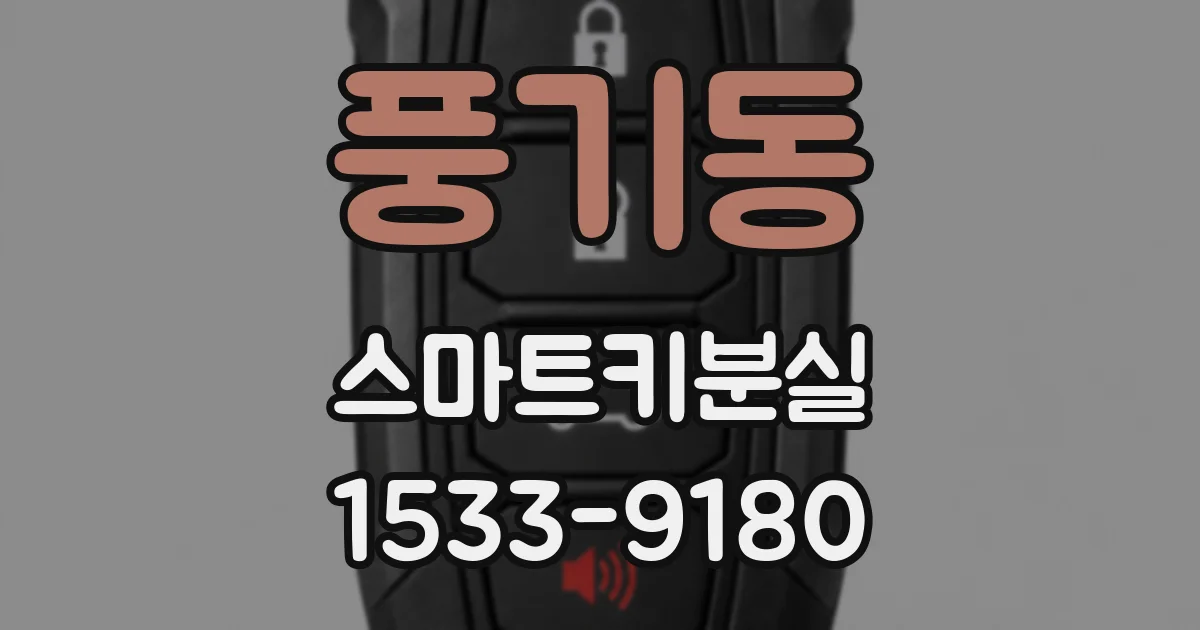 풍기동 스마트키분실