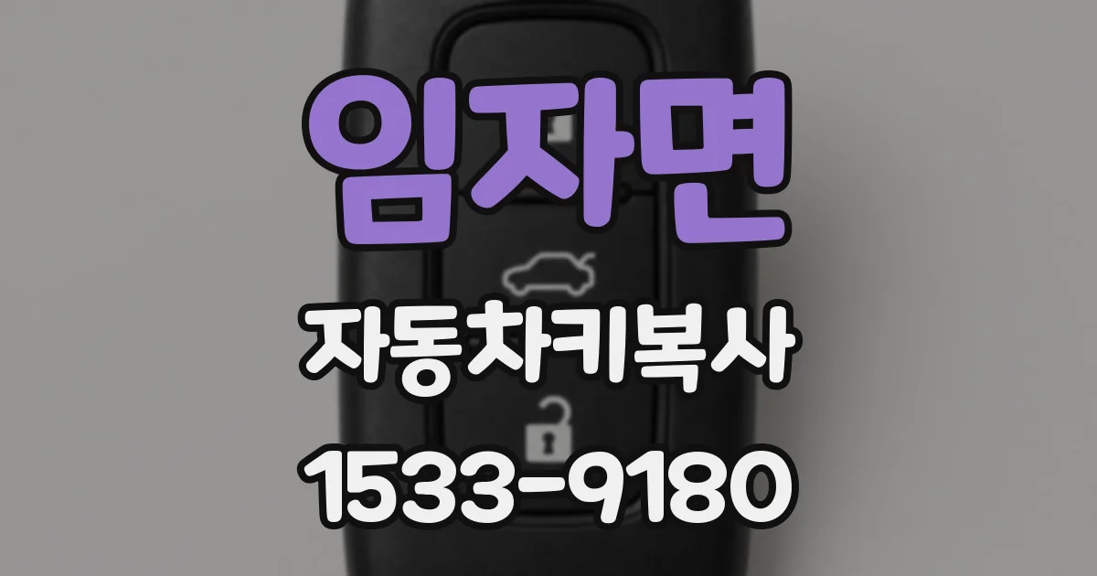 임자면 자동차키복사