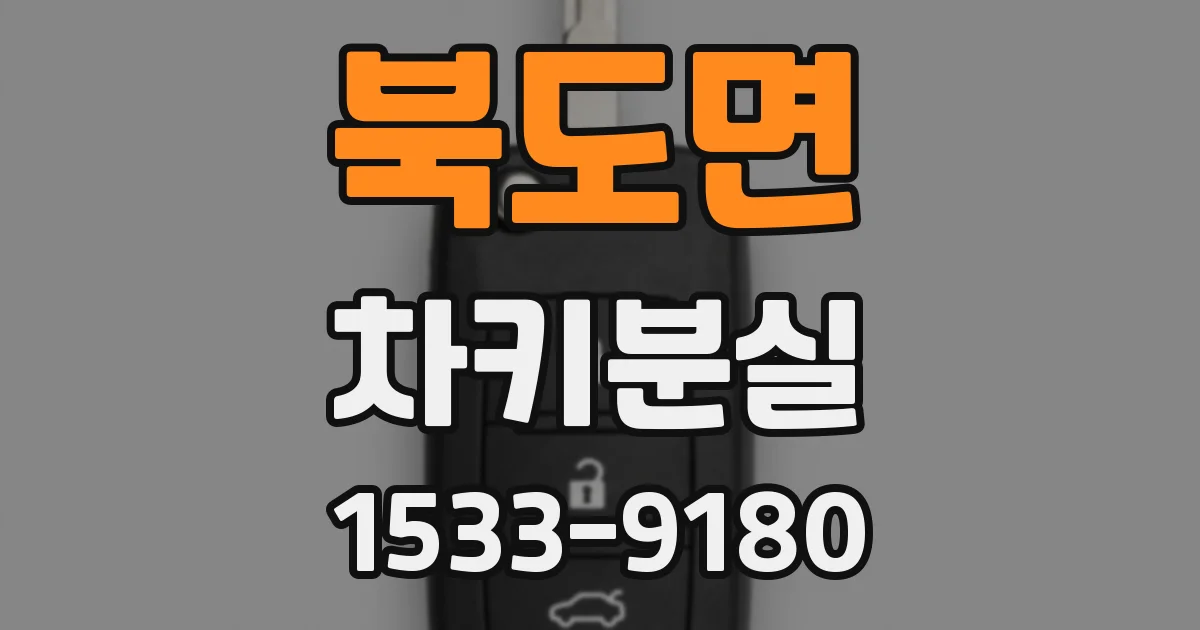 북도면 차키분실