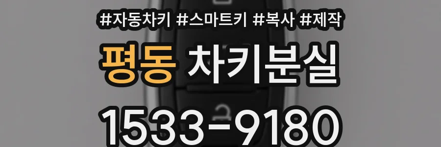 평동 차키분실