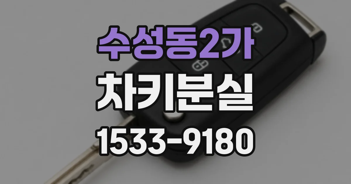 수성동2가 차키분실
