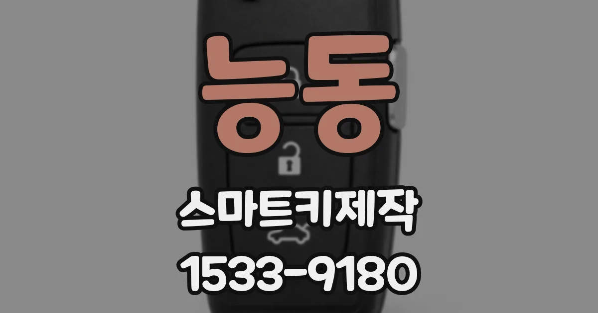 능동 스마트키제작