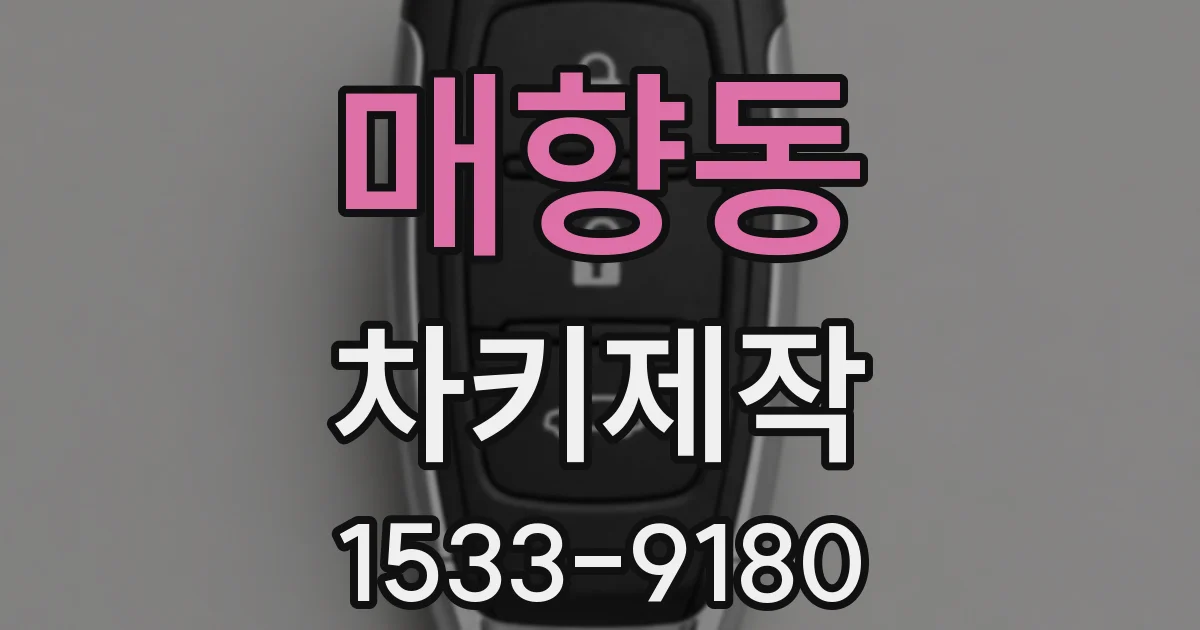 매향동 차키제작