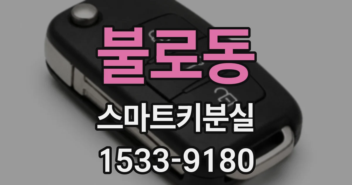 불로동 스마트키분실