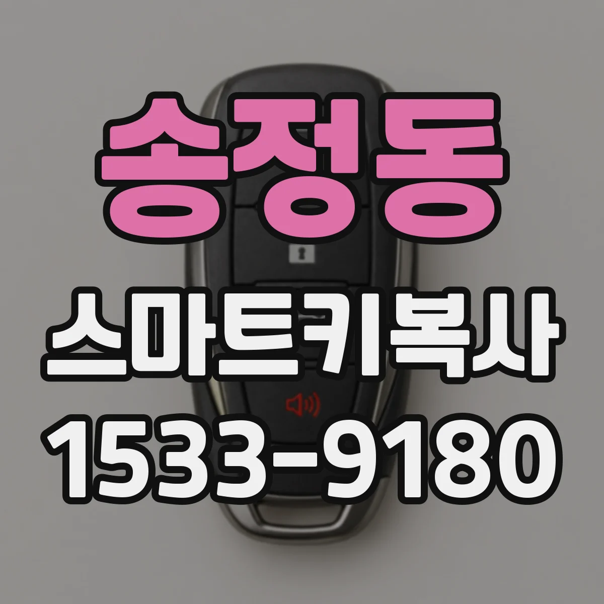 송정동 스마트키복사