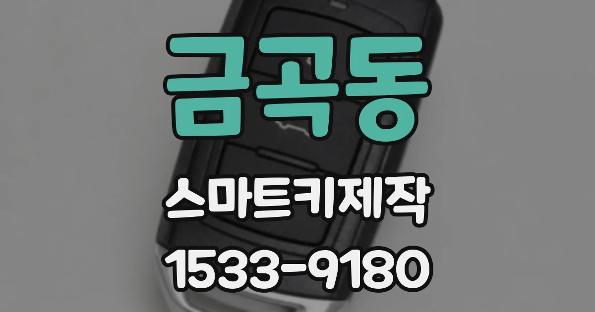 금곡동 스마트키제작