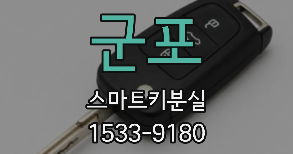 군포 스마트키분실