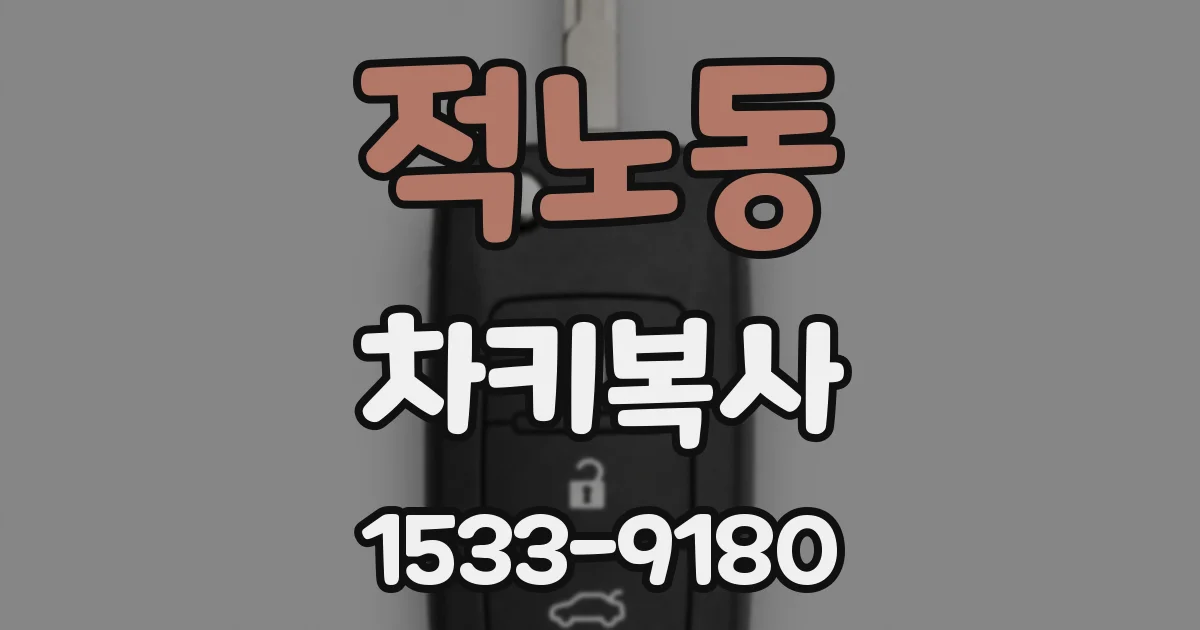 적노동 차키복사