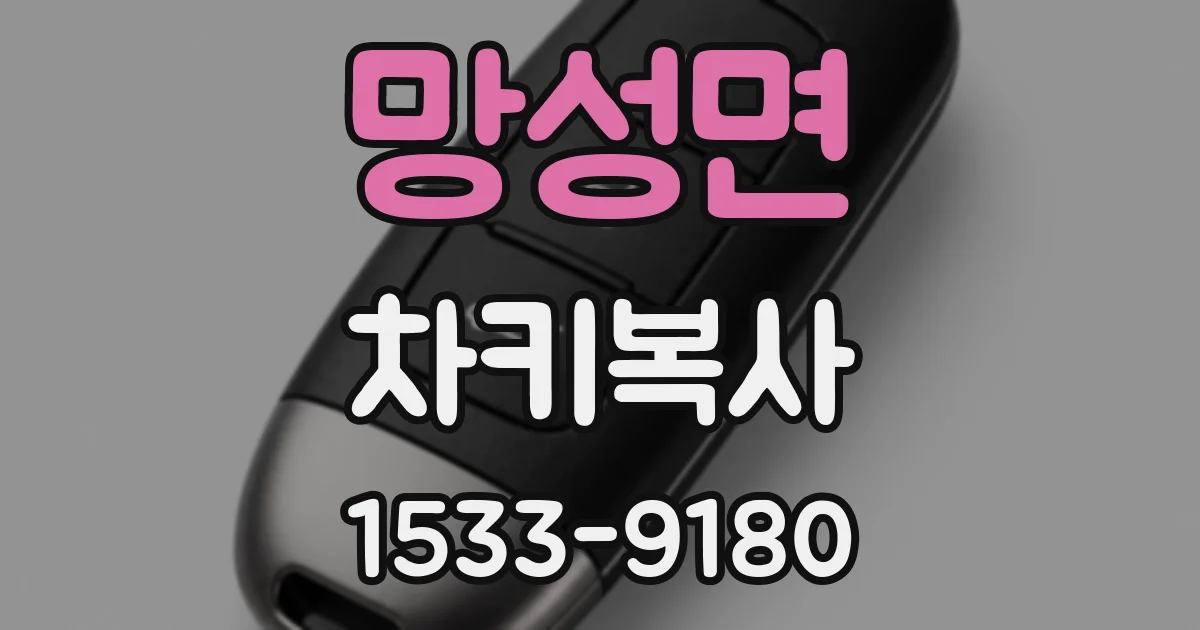 망성면 차키복사