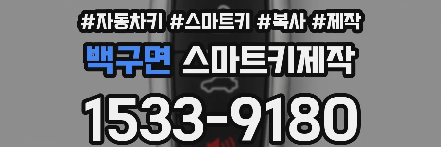 백구면 스마트키제작