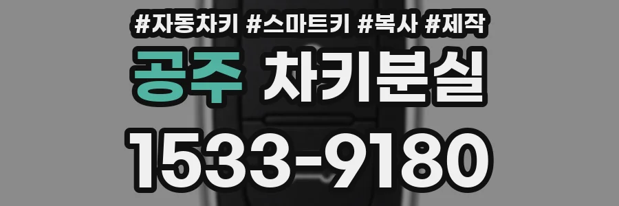 공주 차키분실