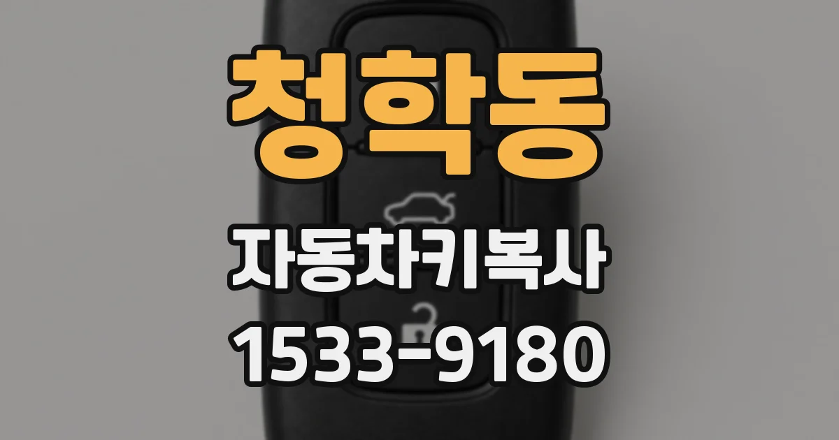청학동 자동차키복사