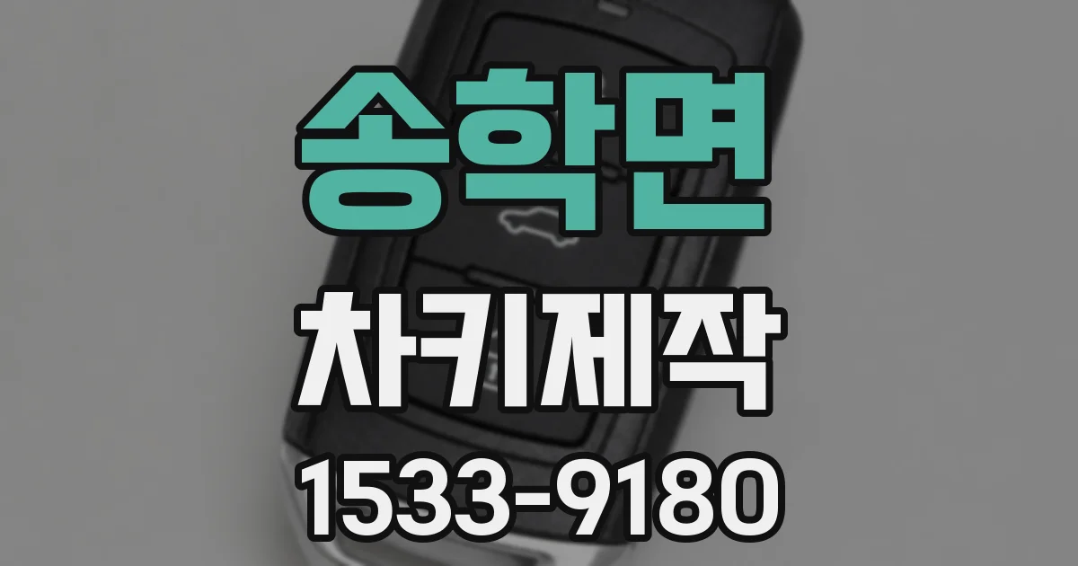 송학면 차키제작