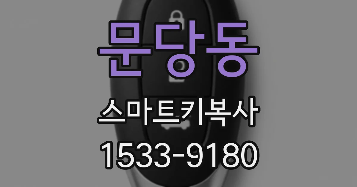 문당동 스마트키복사