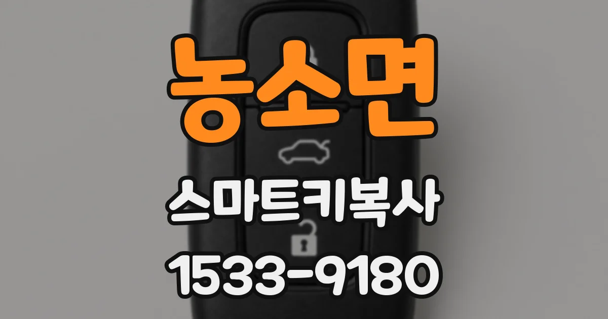 농소면 스마트키복사