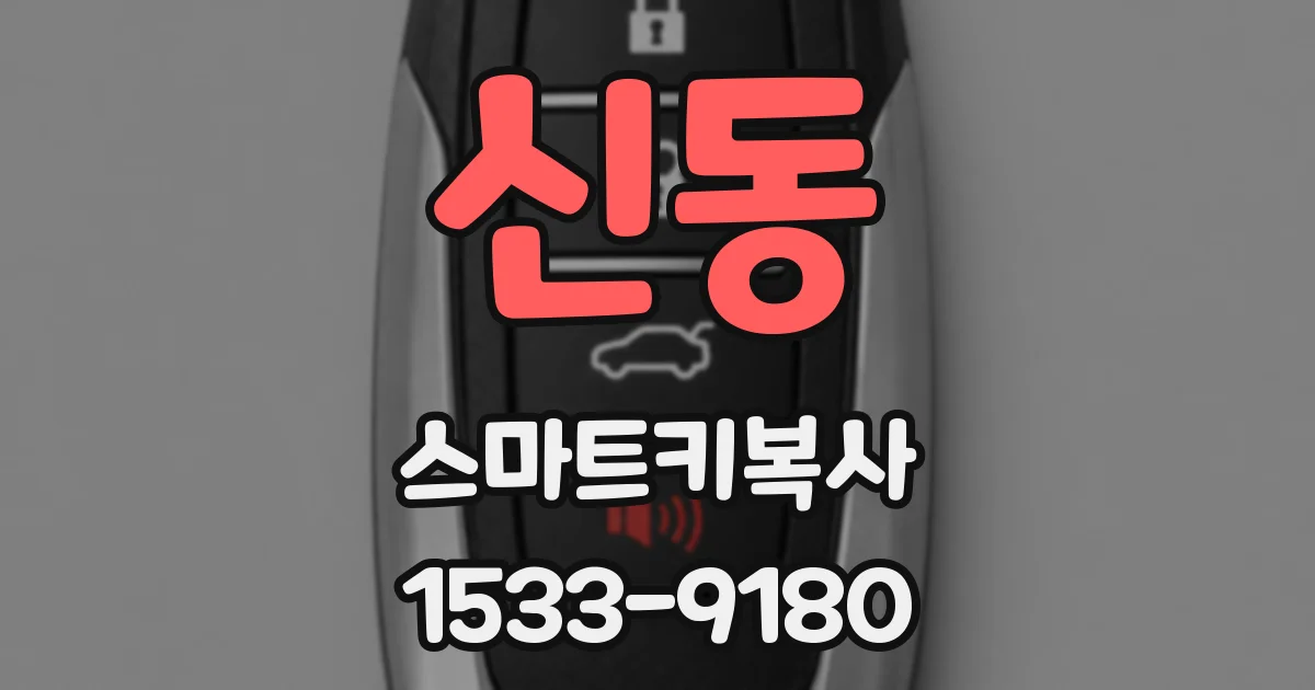 신동 스마트키복사
