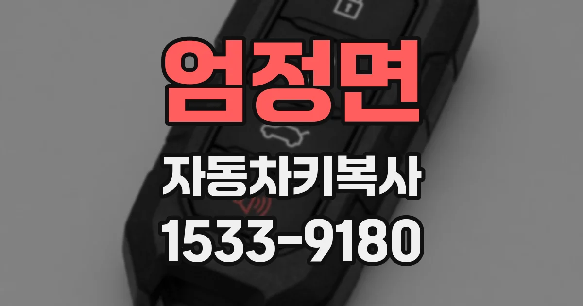 엄정면 자동차키복사