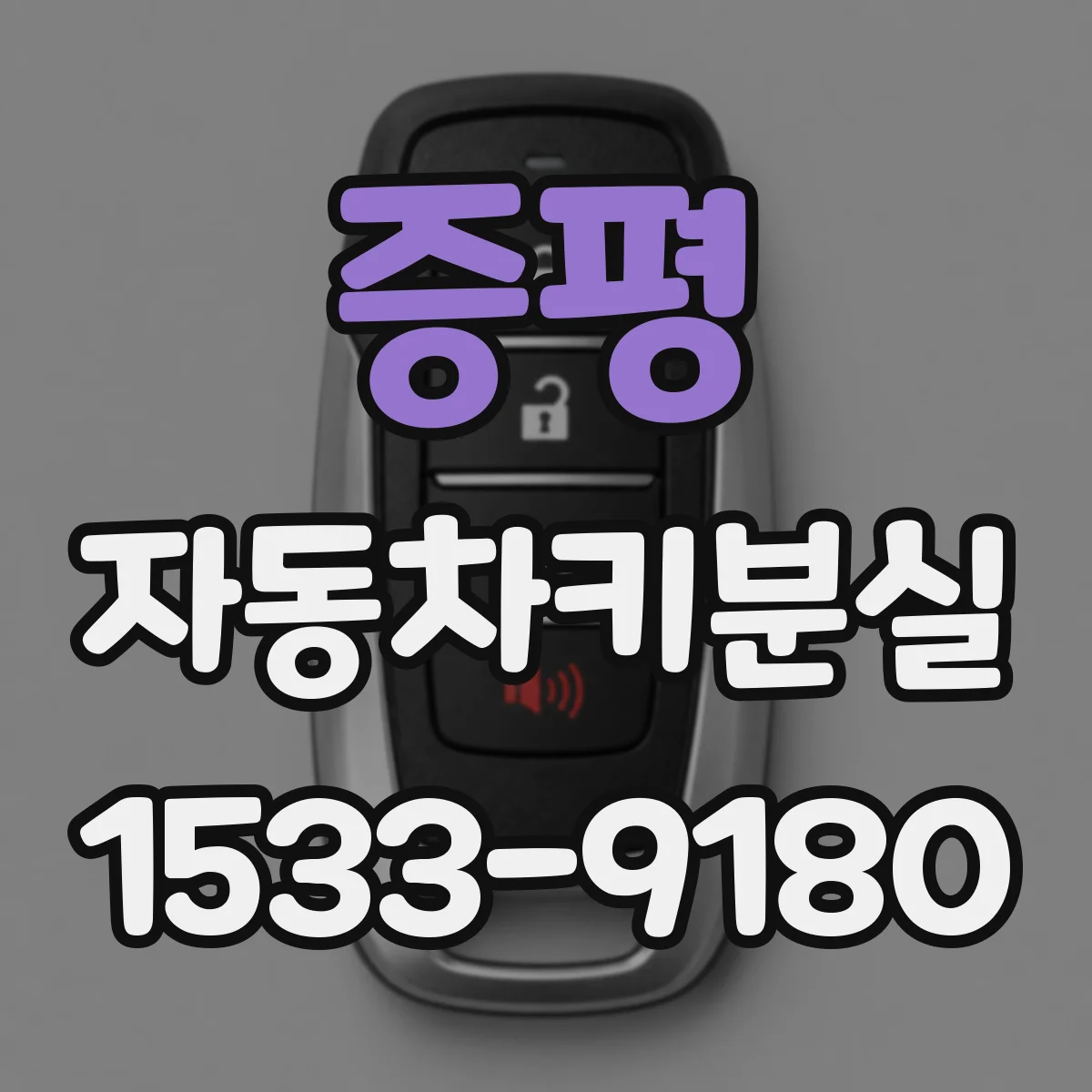 증평 자동차키분실