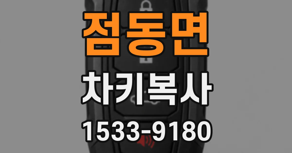 점동면 차키복사