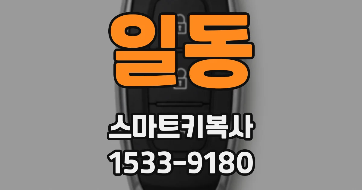 일동 스마트키복사