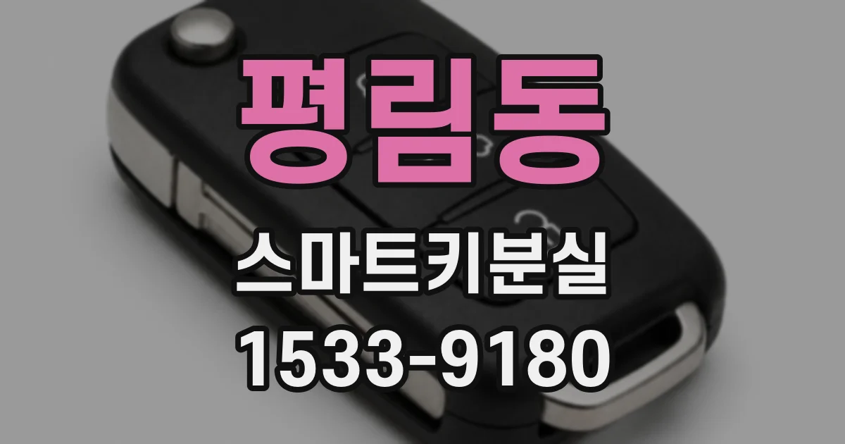 평림동 스마트키분실