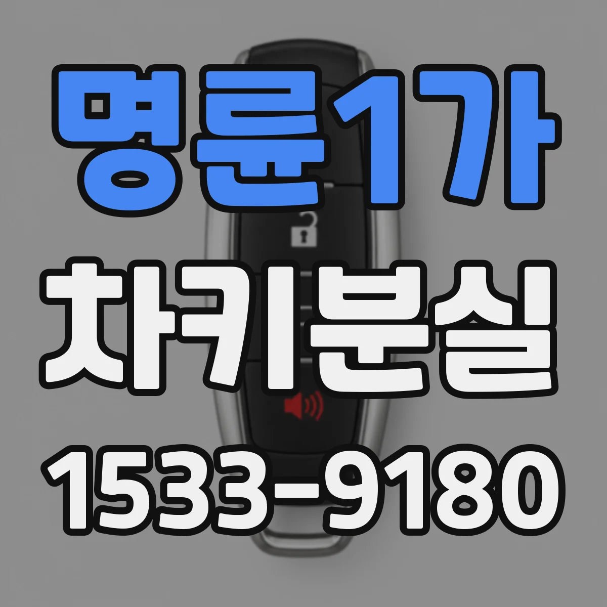 명륜1가 차키분실