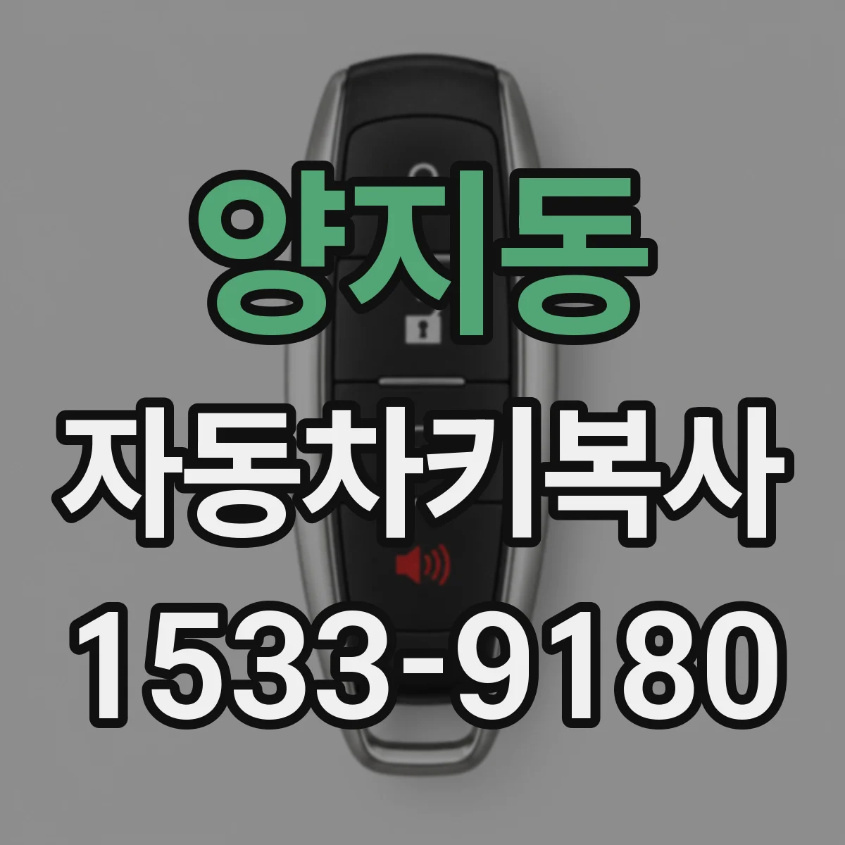 양지동 자동차키복사