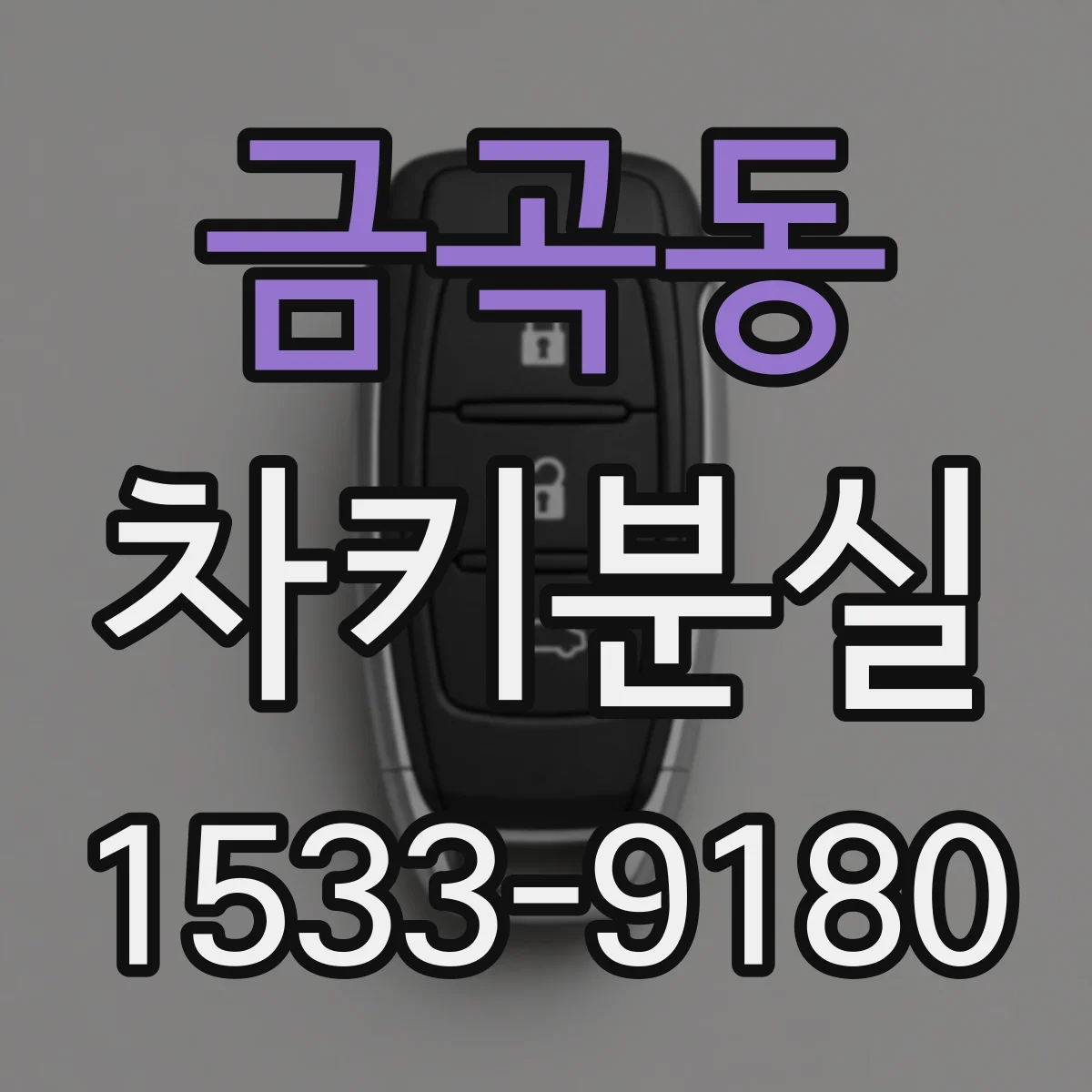 금곡동 차키분실