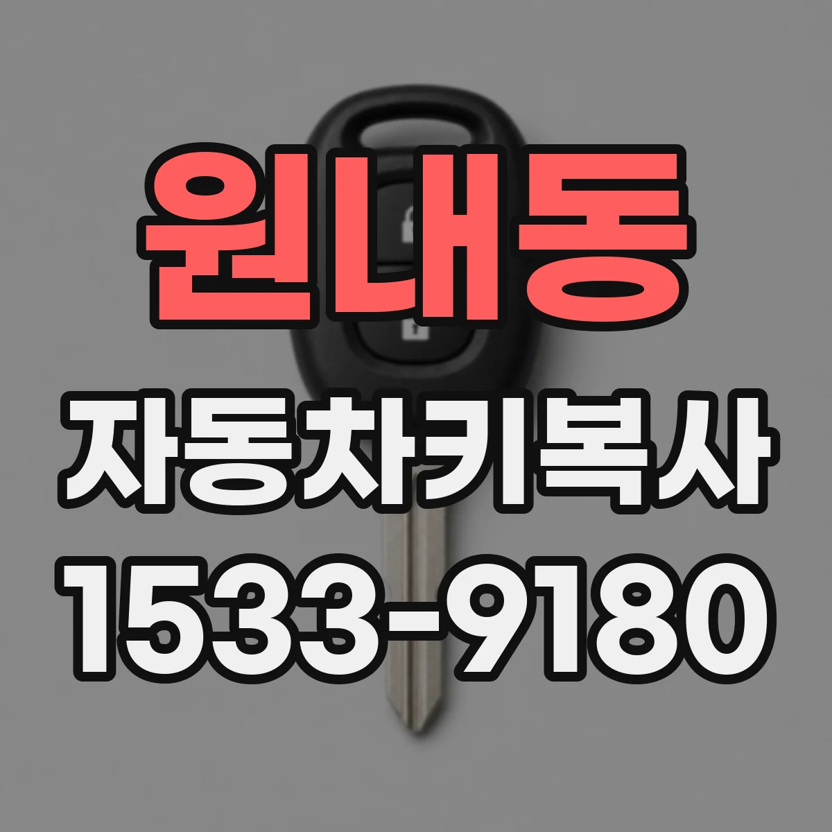 원내동 자동차키복사