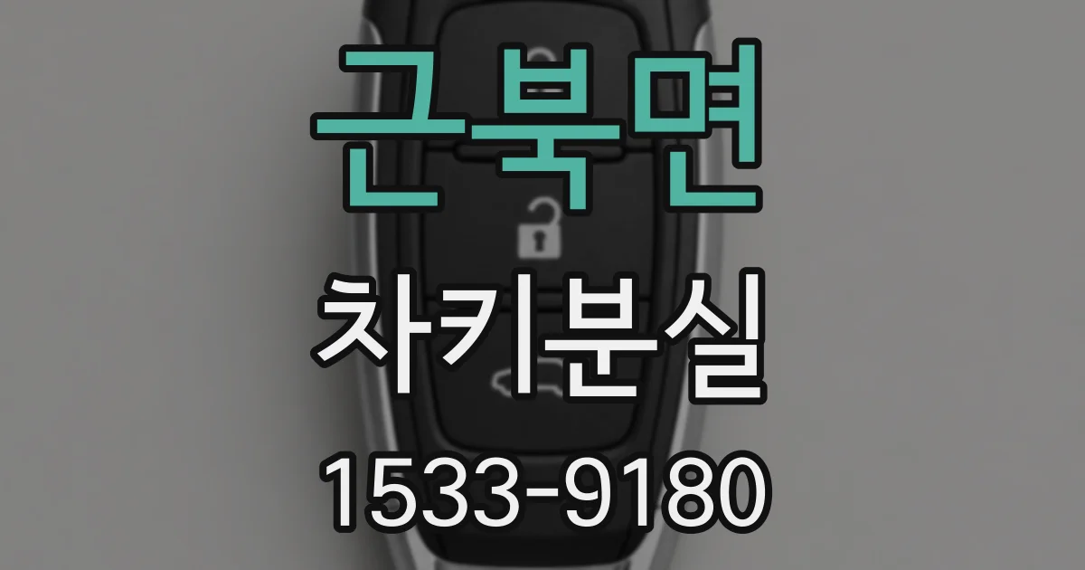 근북면 차키분실