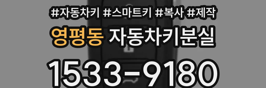 영평동 자동차키분실