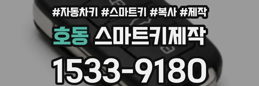 호동 스마트키제작