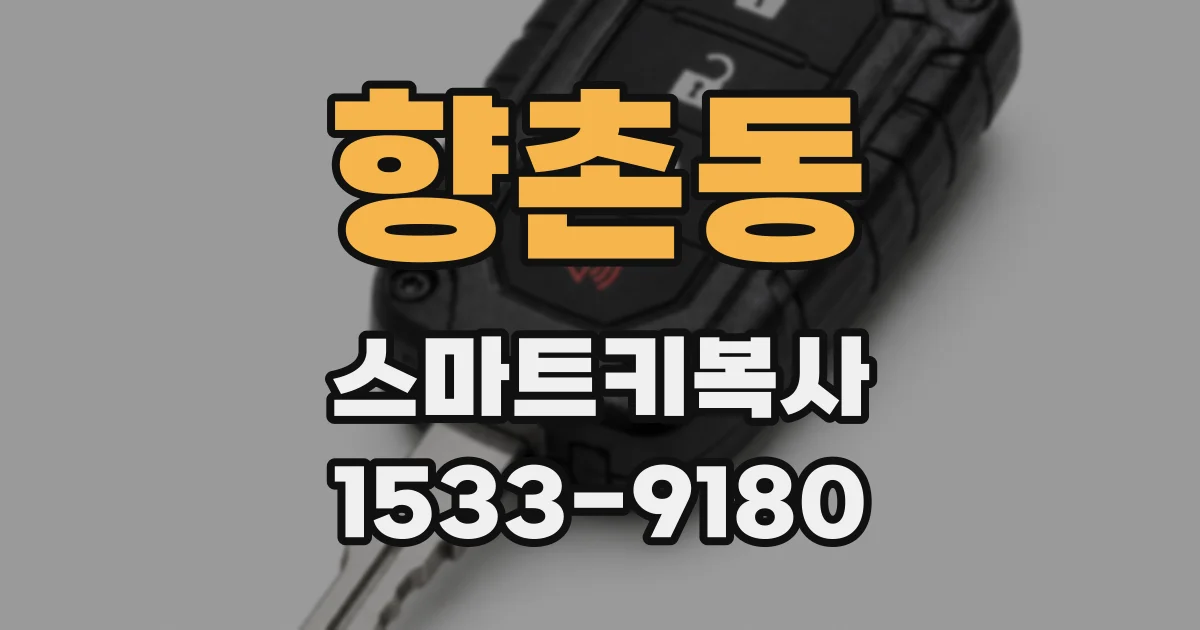 향촌동 스마트키복사