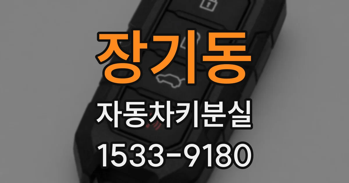 장기동 자동차키분실