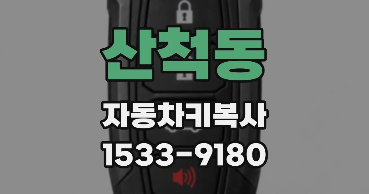 산척동 자동차키복사