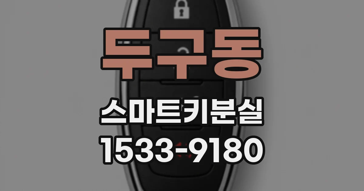 두구동 스마트키분실