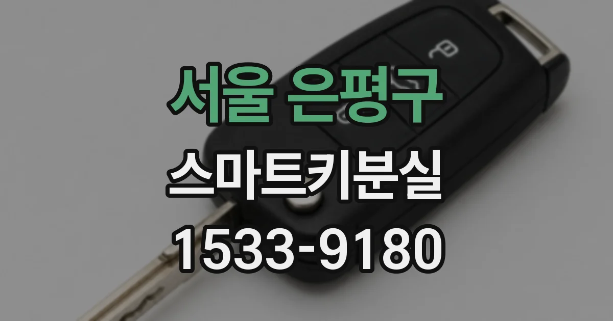 서울 은평구 스마트키분실