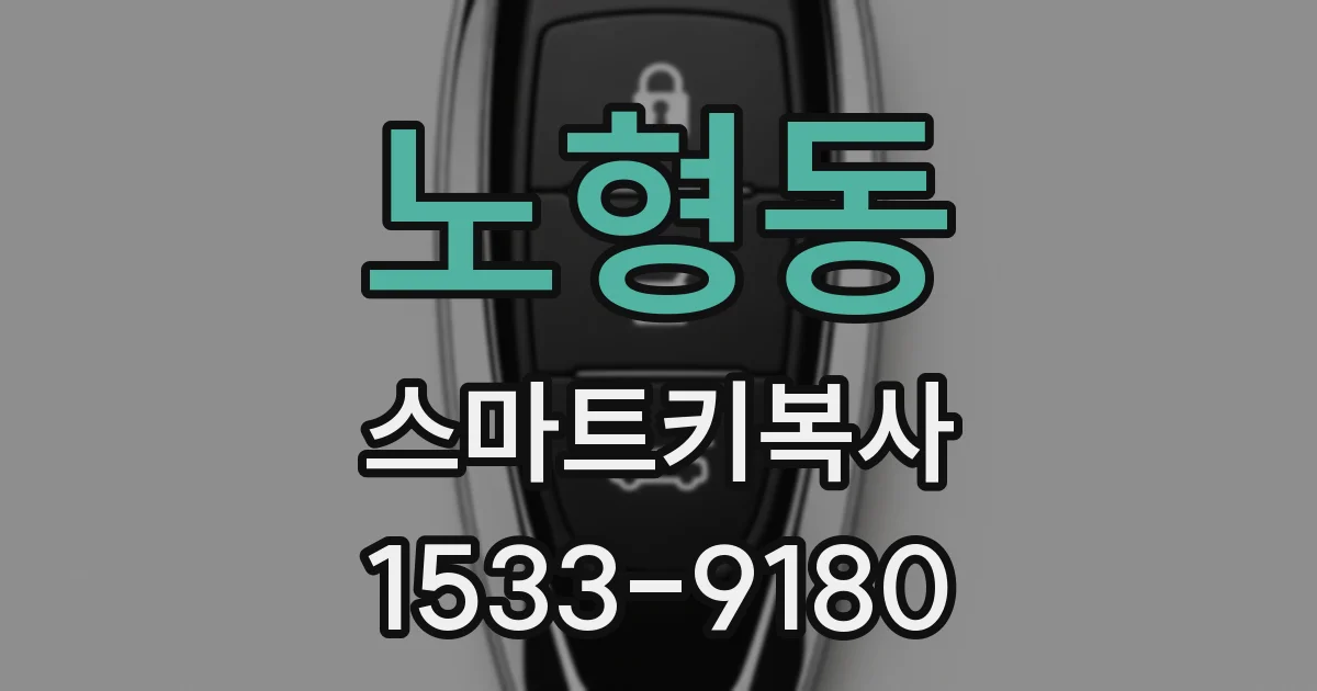 노형동 스마트키복사