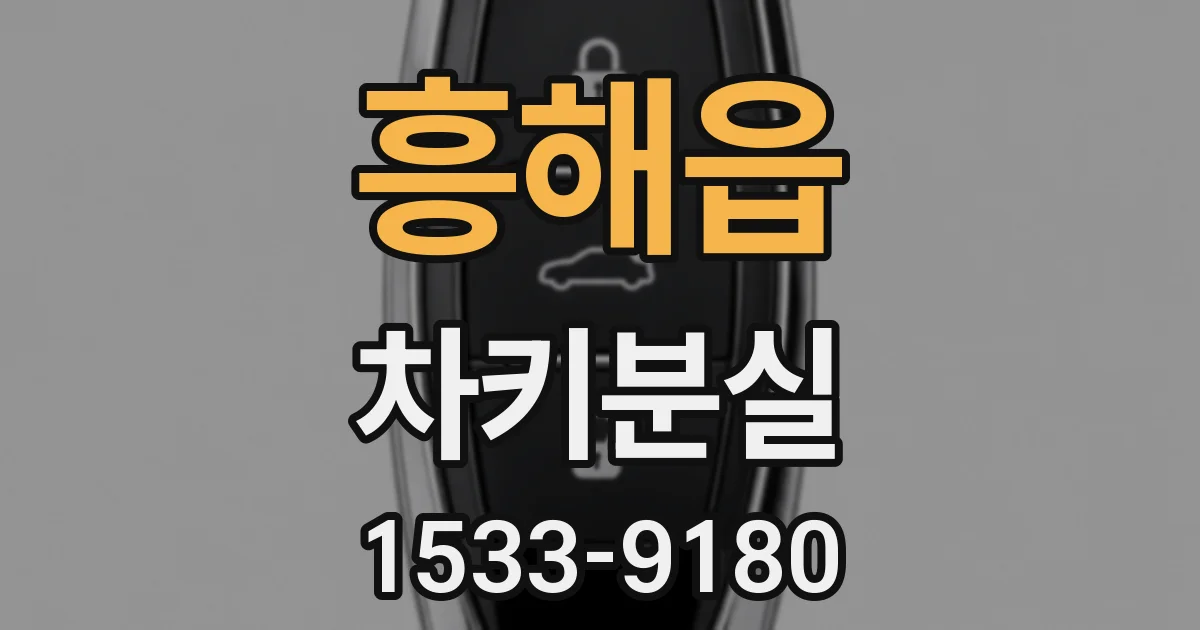 흥해읍 차키분실