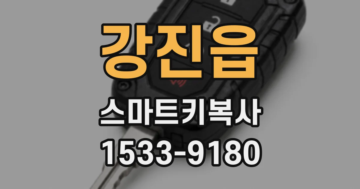 강진읍 스마트키복사