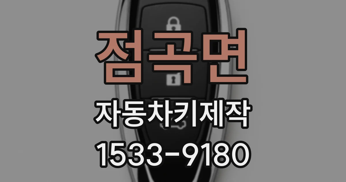 점곡면 자동차키제작