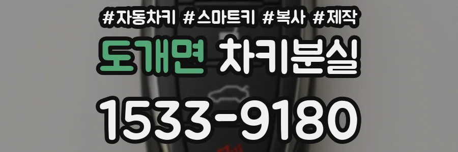 도개면 차키분실