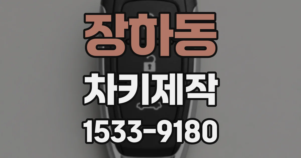 장하동 차키제작