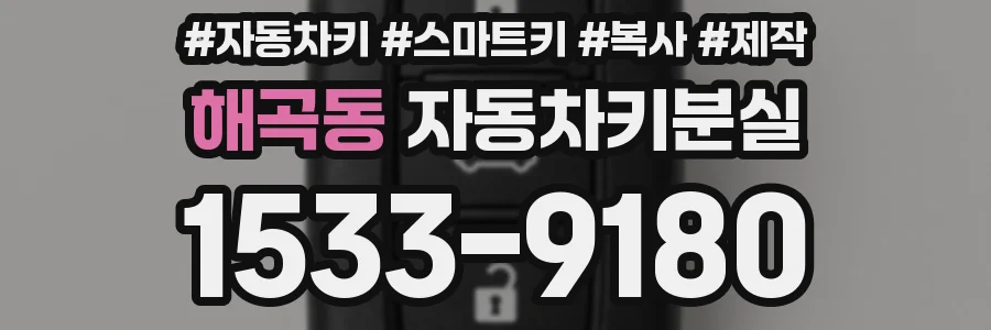 해곡동 자동차키분실