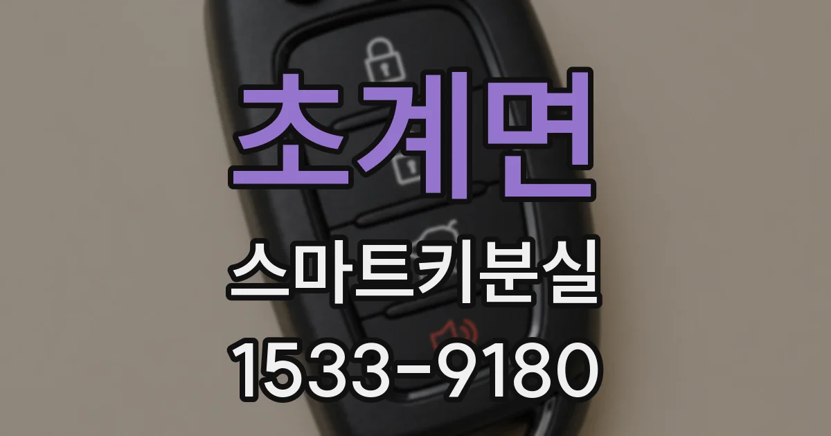 초계면 스마트키분실