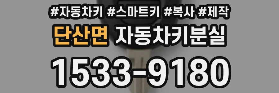 단산면 자동차키분실
