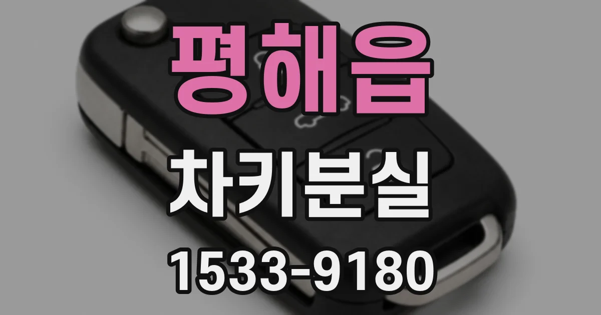 평해읍 차키분실