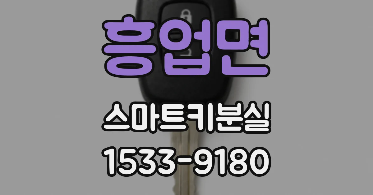 흥업면 스마트키분실