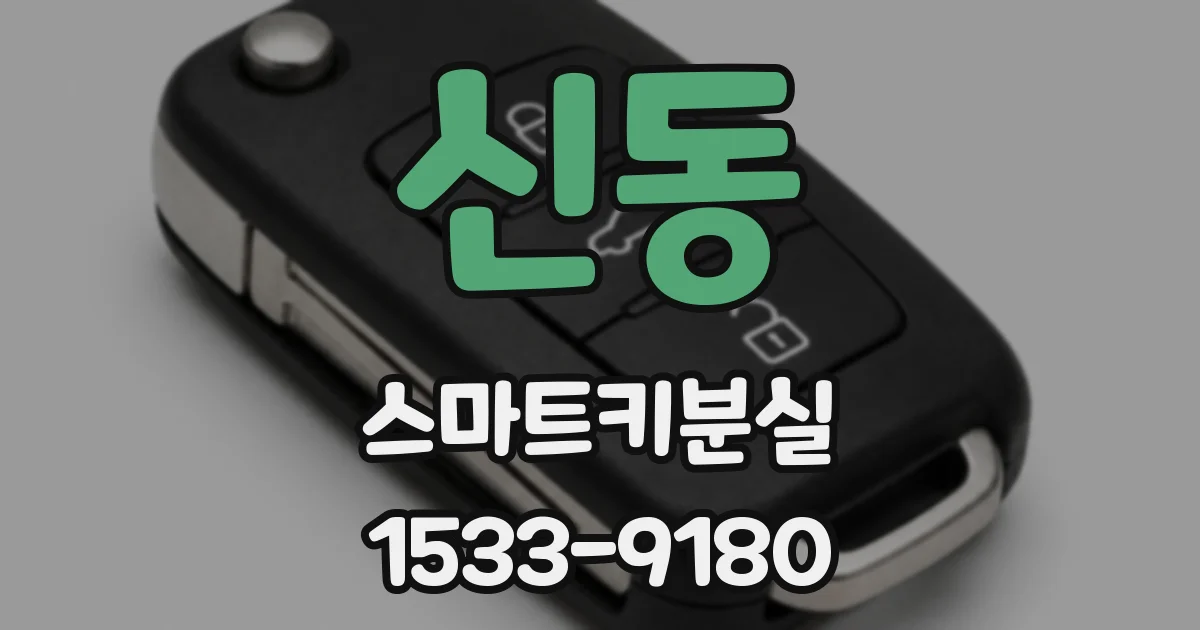 신동 스마트키분실